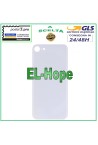 Coque arrie're en verre pour iPhone 8, coque arrie're blanche