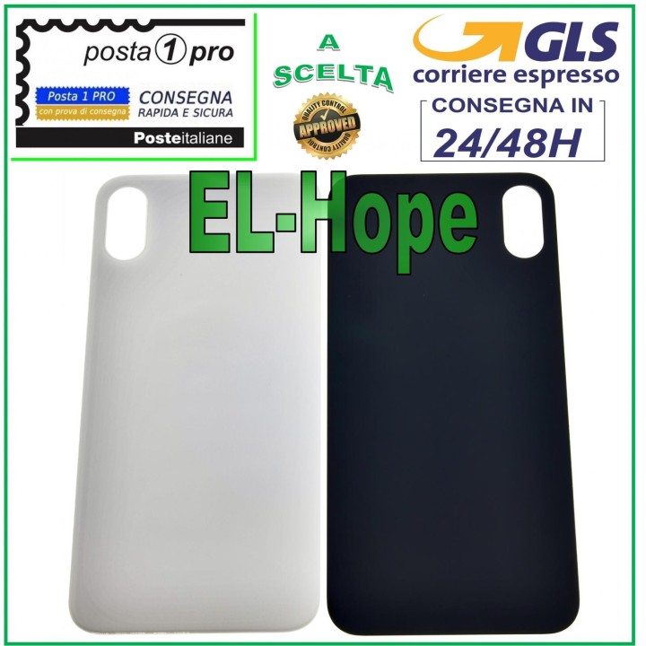 Coque arrie're en verre pour iPhone X, coque arrie're blanche