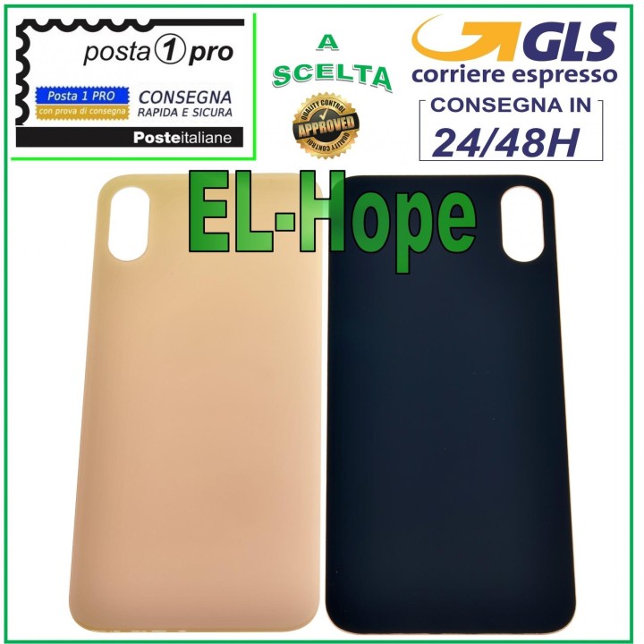 Coque arrie're en verre pour iPhone XS, coque arrie're rose et or