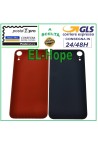Coque arrie're en verre pour iPhone XR (rouge)
