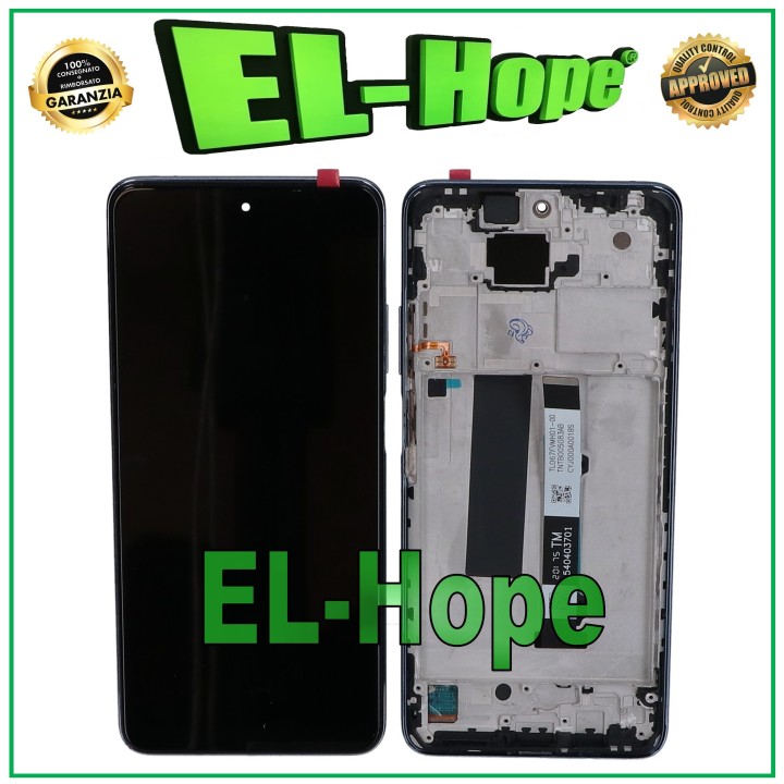 Cadre d affichage LCD pour Xiaomi Mi 10T Lite M2007J17G, e'cran tactile assemble', noir