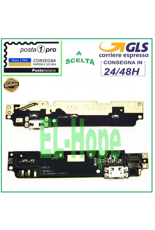 XIAOMI REDMI NOTE 2 CONNECTEUR DE CHARGE MICROPHONE JACK DOCK PCB MICRO USB CHARGE