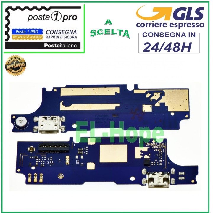 CONNECTEUR DE CHARGE WIKO FEVER 4G MICROPHONE DOCK JACK PCB CHARGEMENT MICRO USB