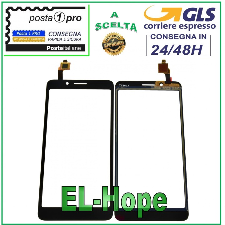 Vitre tactile Alcatel 1C 2019 OT-5003 OT-5003D Noir