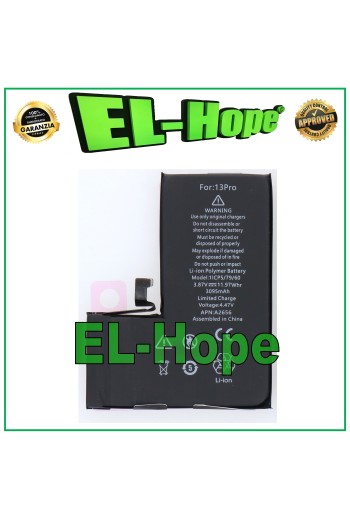 Batterie de remplacement pour iPhone 13 Pro 3095 mAh 4,47 V