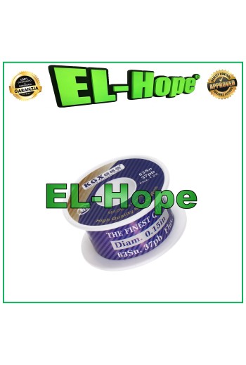 ÉTAIN DIAMÈTRE 0,2 mm 50 gr 63/37 BOBINE DE FIL À SOUDURE MICRO SOUDURE