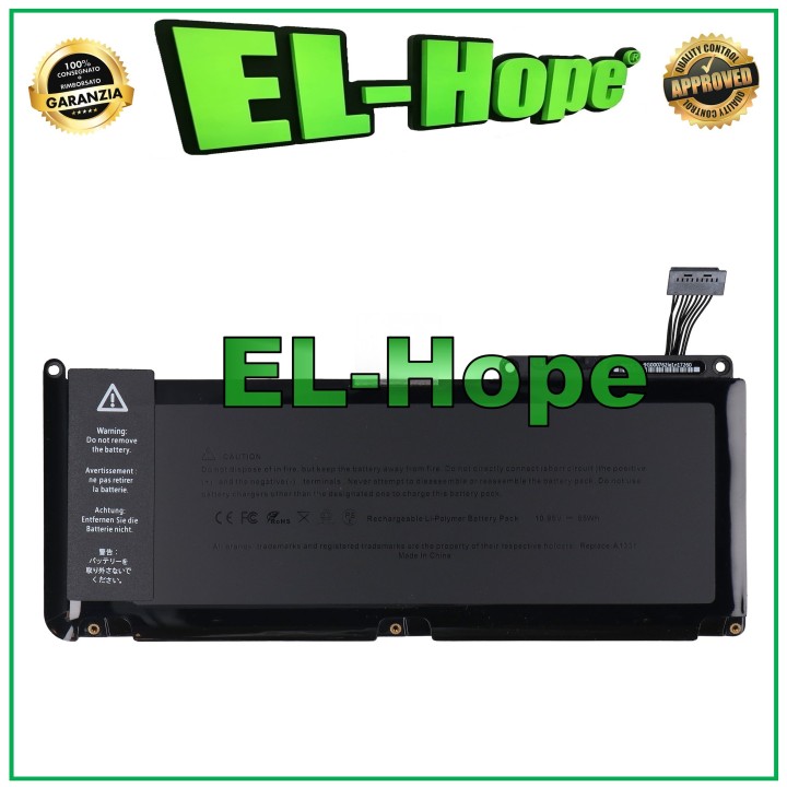 Batterie de remplacement A1331 pour Apple MacBook 13  (2009-2010) A1342 5200 mAh