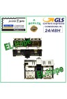 CONNECTEUR DE REMPLACEMENT DE PRISE USB À 2 PORTS POUR CONSOLE PLAYSTATION 4 PS4