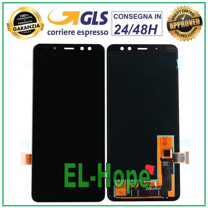 ÉCRAN LCD OLED PARI ORIGINAL SAMSUNG GALAXY A8 SM A530F ÉCRAN TACTILE EN VERRE
