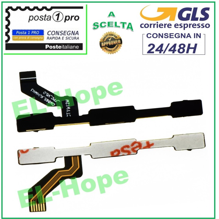 TOUCHES LATÉRALES PLATES VOLUME MARCHE/ARRÊT POUR XIAOMI REDMI NOTE 3