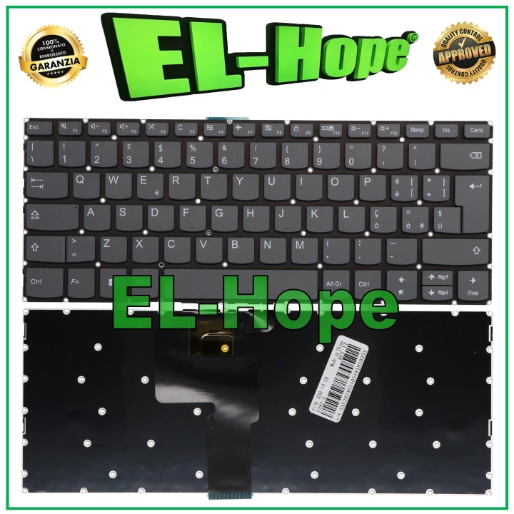 Clavier italien pour ordinateur portable Lenovo Yoga 520-14IKB et 720-15IKB (SN20M61485, PK131YJ4B7)
