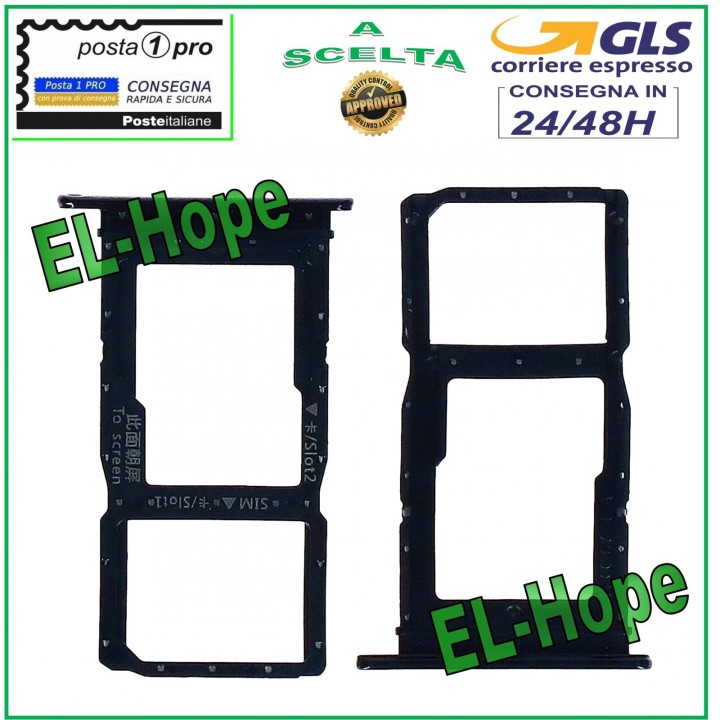 Support de carte SIM pour carte micro SD Huawei P Smart Z STK-LX1 LX2 L21 Noir