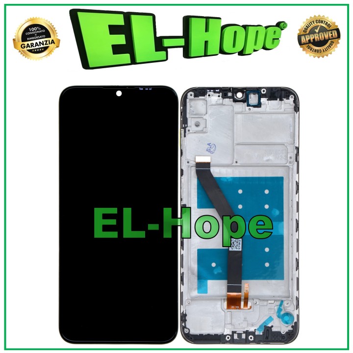 Écran LCD + châssis pour Huawei Y6S 2019 JAT-L41, e'cran tactile en verre noir