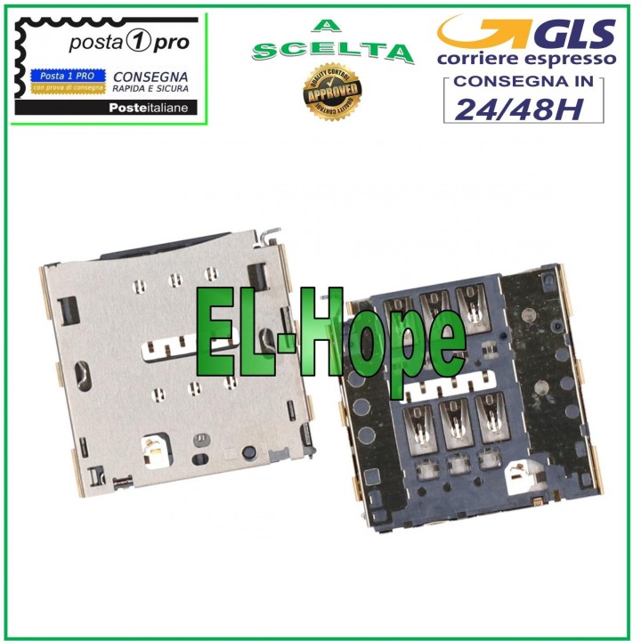 Lecteur de carte SIM Huawei ASCEND G7 G760 P7 Mate 7 Mate 8 P8 Lite ALE-L21