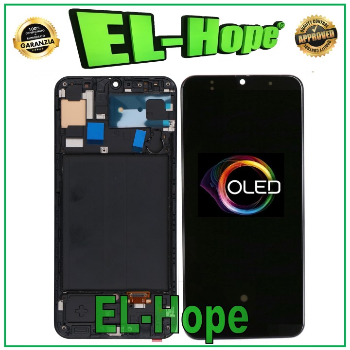 Écran tactile OLED LCD + cadre pour Samsung Galaxy A50 SM A505 F (identique a' l original)