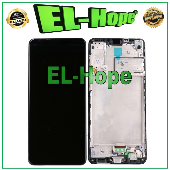 Écran LCD + châssis pour Samsung Galaxy A21S SM A217F Écran tactile en verre noir