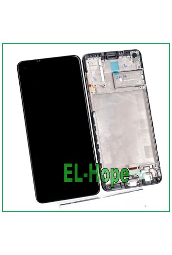 Écran LCD + châssis pour Samsung Galaxy A21S SM A217F Écran tactile en verre noir