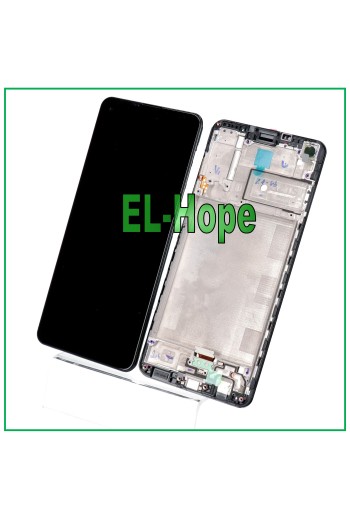 Écran LCD + châssis pour Samsung Galaxy A21S SM A217F Écran tactile en verre noir