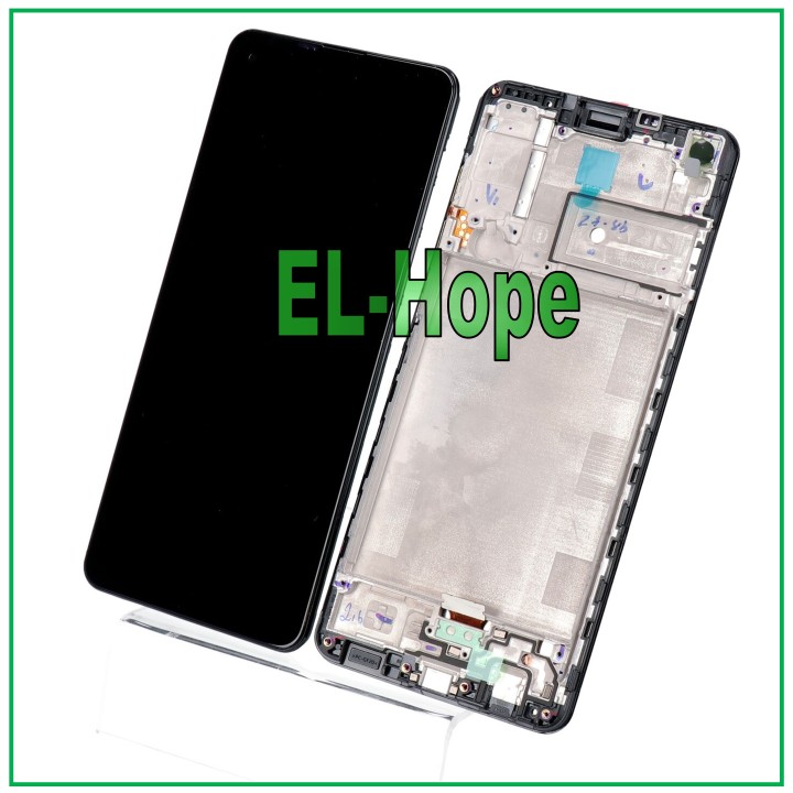 Écran LCD + châssis pour Samsung Galaxy A21S SM A217F Écran tactile en verre noir