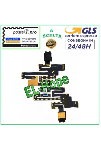 JACK FLEXIBLE PLAT POUR CASQUE AUDIO NOKIA 8 TA-1012 MODULE DE CÂBLE LUMIÈRE FLASH LED