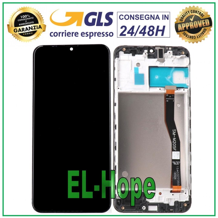 Cadre d affichage LCD d origine Samsung Galaxy M20 SM M205F Écran tactile en verre
