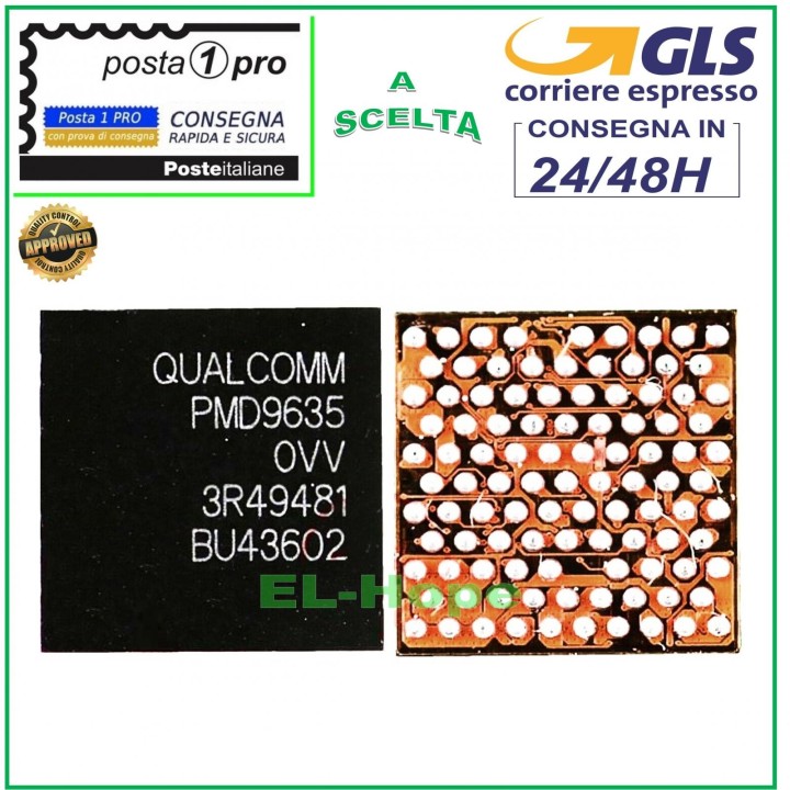 Puce IC BGA PMD9635, gestionnaire d alimentation pour iPhone 6G, 6 Plus, Samsung Note 4 et S6