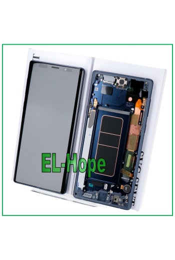 Écran LCD d origine Samsung Galaxy Note 9 SM-N960 SM-N960F Écran tactile bleu