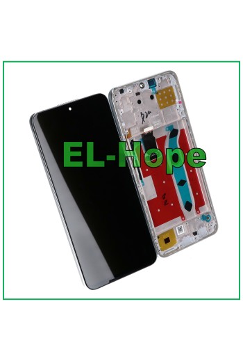 Cadre d écran LCD pour Honor X8 4G TFY-LX1 L026 L036, écran tactile en verre argenté