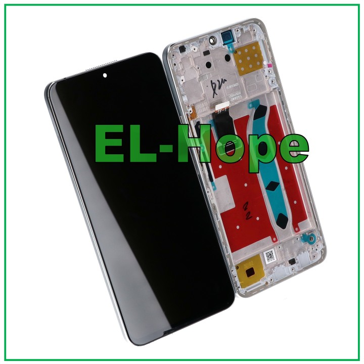 Cadre d e'cran LCD pour Honor X8 4G TFY-LX1 L026 L036, e'cran tactile en verre argente'