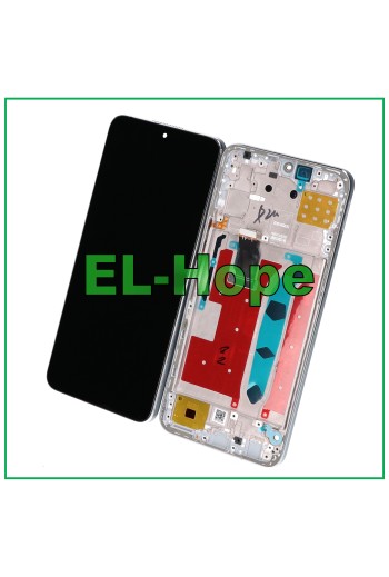 Cadre d écran LCD pour Honor X8 4G TFY-LX1 L026 L036, écran tactile en verre argenté