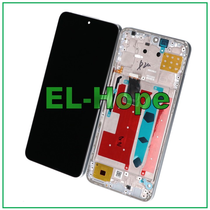 Cadre d e'cran LCD pour Honor X8 4G TFY-LX1 L026 L036, e'cran tactile en verre argente'