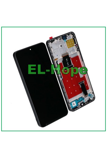Écran LCD + cadre pour Honor X8A CRT-LX1 LX2 Écran tactile en verre noir