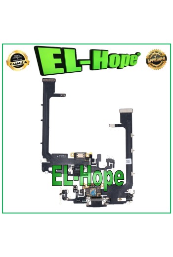 APPLE IPHONE 11 PRO MAX CONNECTEUR DE CHARGE MICROPHONE PLAT DOCK PUCE CHARGE NOIR