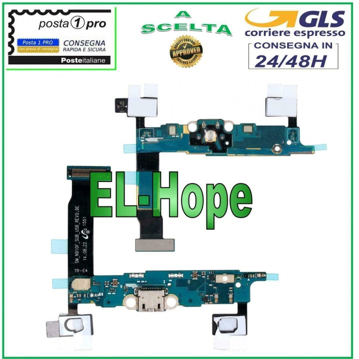CONNECTEUR DE CHARGE SAMSUNG GALAXY NOTE 4 SM-N910F MICROPHONE DOCK JACK CHARGEMENT