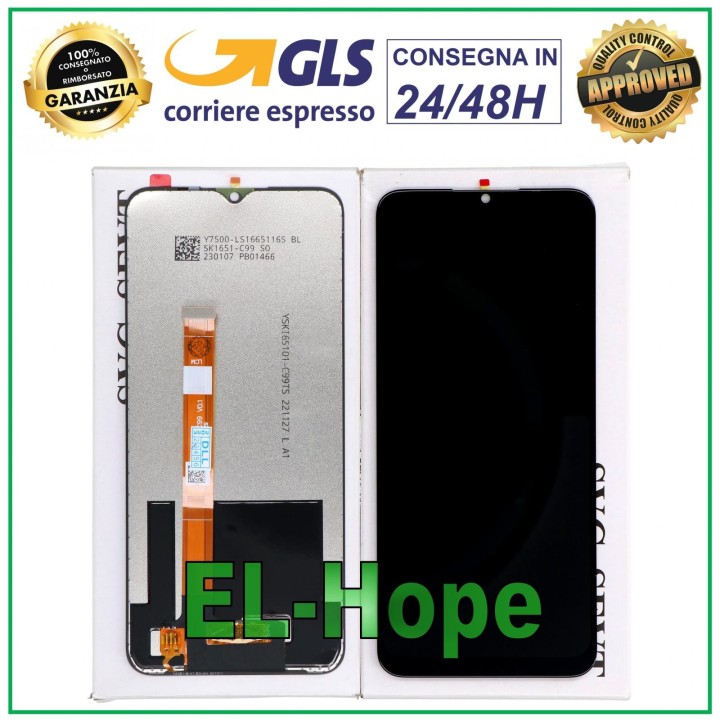 Écran LCD tactile identique a' celui d origine OPPO C21Y RMX3261 RMX3263 / Realme C25Y RMX3265