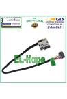 PRISE D ALIMENTATION CC POUR ORDINATEUR PORTABLE HP 250 260 G3 CONNECTEUR D ALIMENTATION DE CHARGE PLAT ET FLEXIBLE