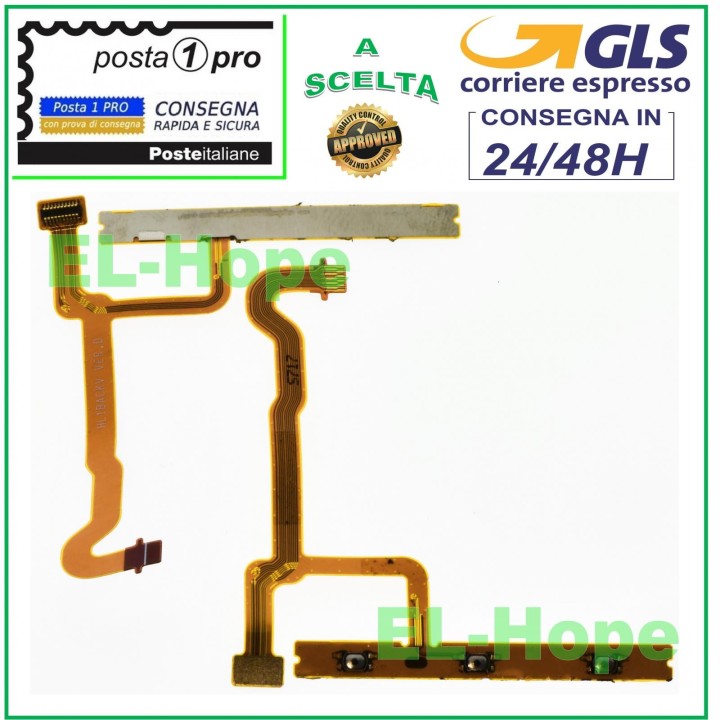 TOUCHES LATÉRALES PLATES VOLUME MARCHE ARRÊT MARCHE HUAWEI NOVA 2 PLUS BAC-L03