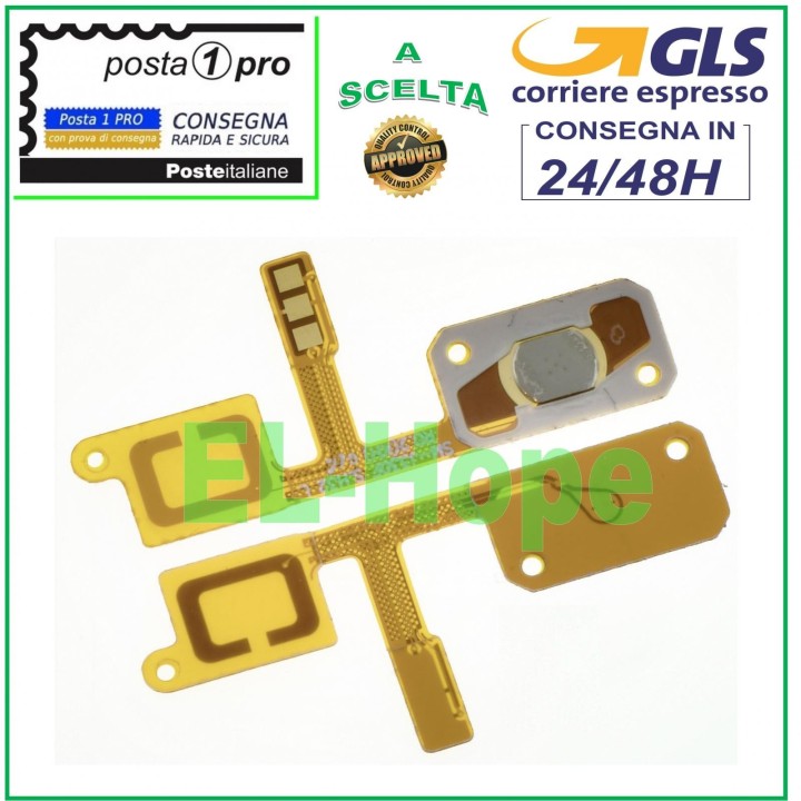 Touche de menu d accueil centrale a' flexion plate pour Samsung J3 2017 J330F SM-J330 Capteur de retour