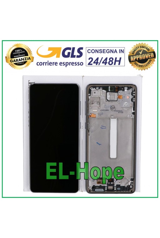 Écran tactile LCD d origine Samsung Galaxy A73 5G 2022 SM-A736 A736B cadre noir