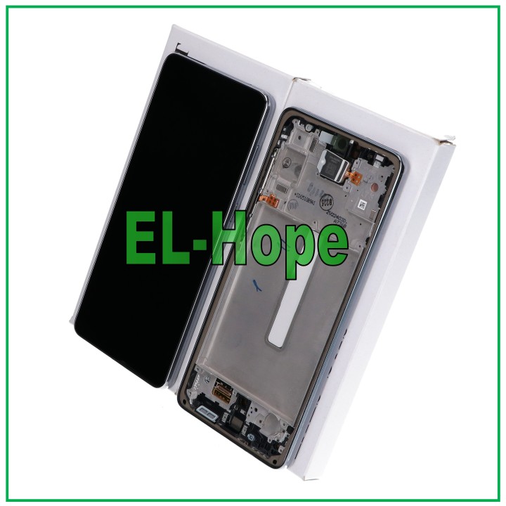 Écran tactile LCD d origine pour Samsung A73 5G 2022 SM A736 B, cadre noir GH82-28884A