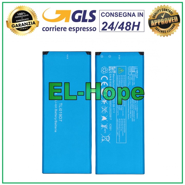Batterie TLI019D7 pour Alcatel One OT 5033A, 5033X, 5033Y, 5033D, identique a' celle d origine