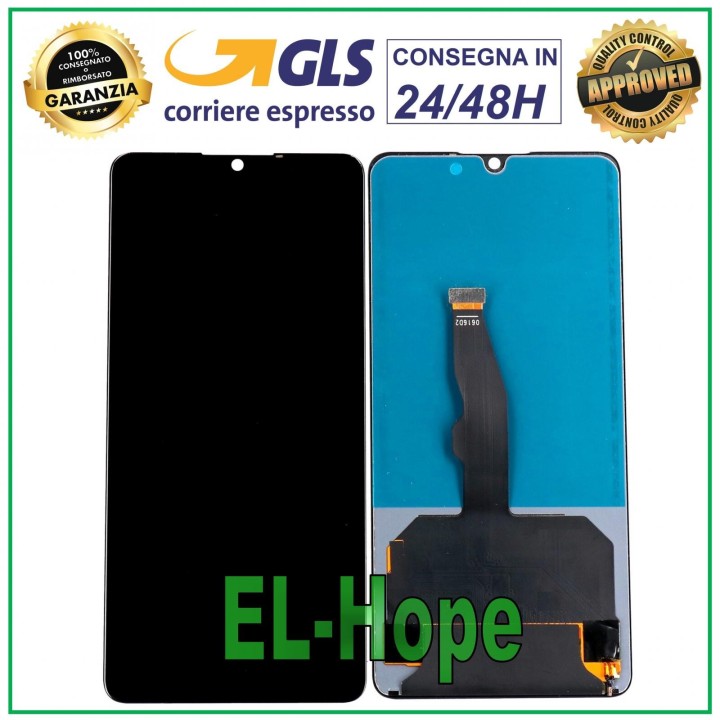 Écran tactile LCD TFT noir pour Huawei P30 ELE-L09 ELE-L29