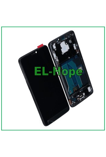 Écran LCD TFT + cadre pour OnePlus 6 A6000 A6003, écran tactile en verre noir