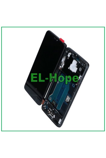 Écran LCD TFT + cadre pour OnePlus 6 A6000 A6003, écran tactile en verre noir