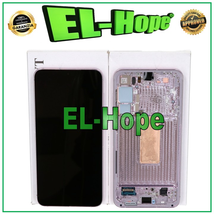 Écran LCD d origine pour Samsung S23 Plus SM-S916 rose lavande GH82-30476D