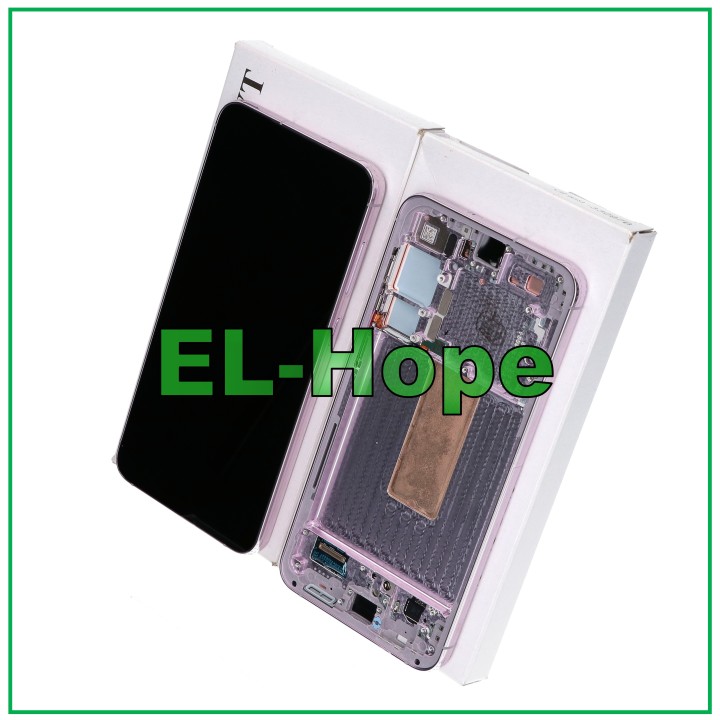 Écran LCD d origine pour Samsung S23 Plus SM-S916 rose lavande GH82-30476D