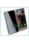 Écran LCD d origine avec cadre et batterie pour Huawei P40 Lite JNY-L21 LX1 Touch Silver