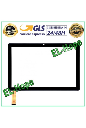 Vitre tactile pour tablette Mediacom SmartPad Iyo 10 Wi-Fi M-SP1EY Noir Original