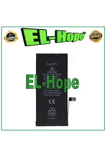 Batterie de remplacement pour iPhone 11 3110 mAh 4,45 V
