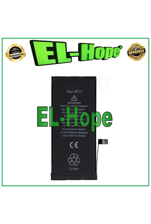 Batterie de remplacement pour iPhone 11 3110 mAh 4,45 V